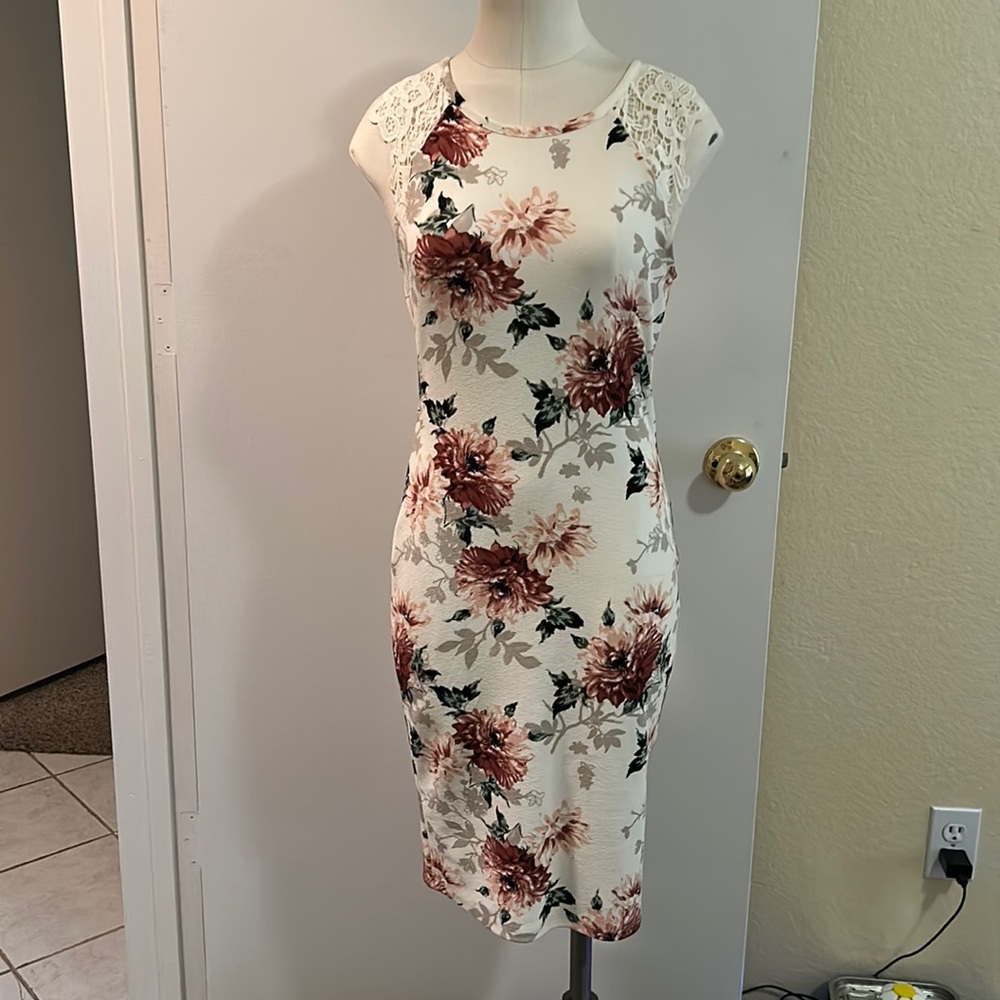 Small Lace and Floral Dress